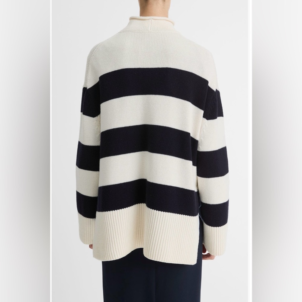 Vince merino wool cotton sweater - Picture 2 of 8